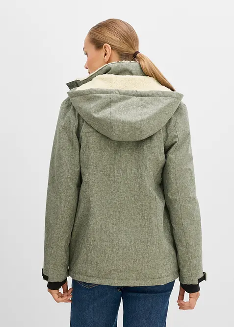 Giacca pr&eacute;maman morbida 3 in 1 con inserto babywearing, bonprix