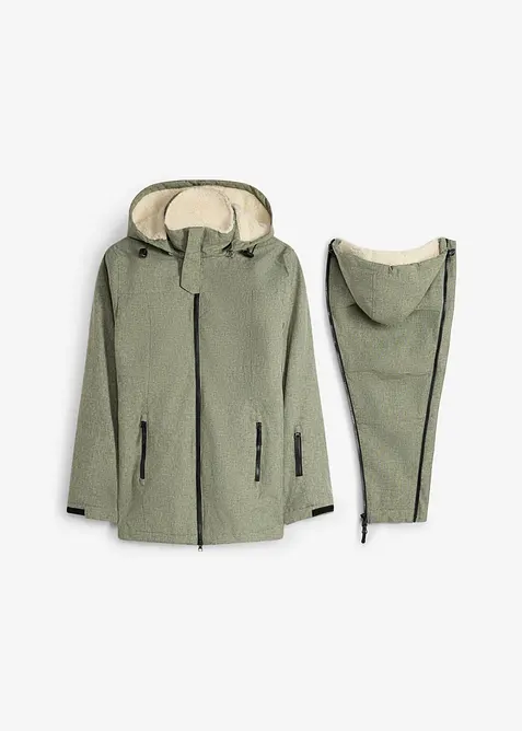 Giacca pr&eacute;maman morbida 3 in 1 con inserto babywearing, bonprix