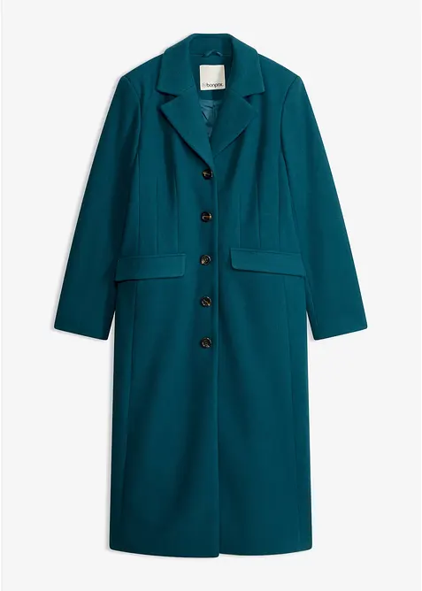Cappotto lungo in simil lana, bonprix