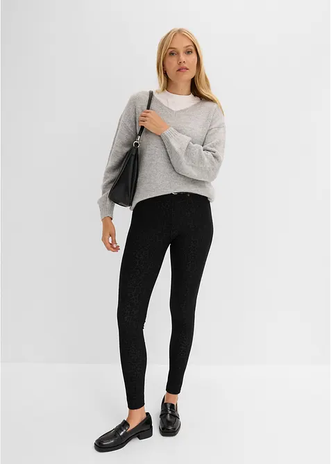 Leggings effetto denim, bonprix