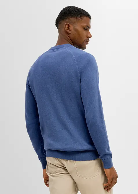 Maglione in filato fine di puro cotone (pacco da 2), bonprix
