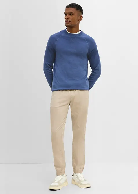 Maglione in filato fine di puro cotone (pacco da 2), bonprix