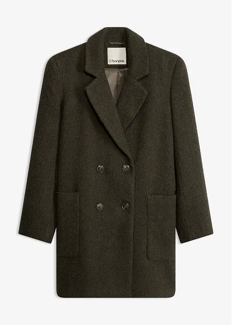 Cappotto corto in simil lana, bonprix