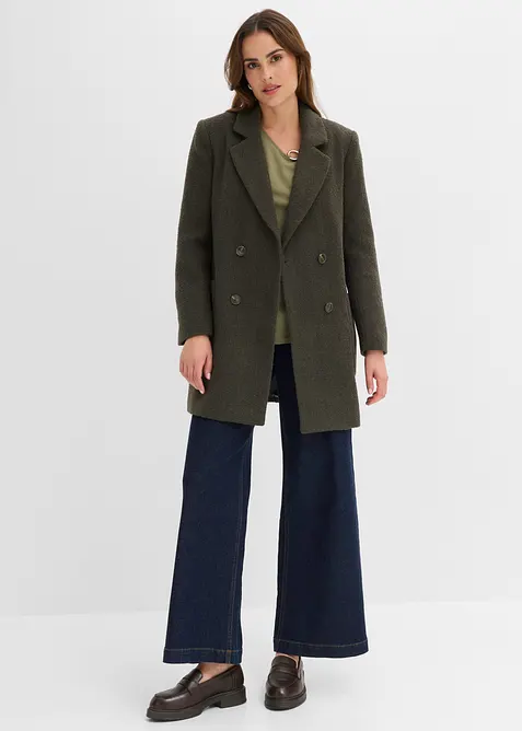 Cappotto corto in simil lana, bonprix