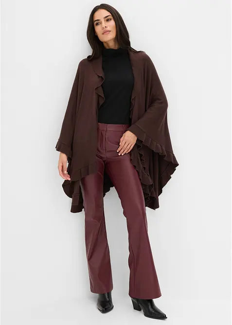 Poncho con cachemire, bonprix