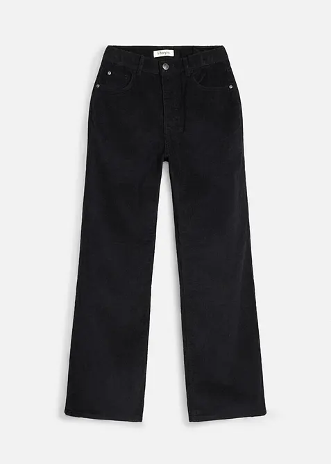 Pantaloni comodi in velluto a coste, loose fit, bonprix