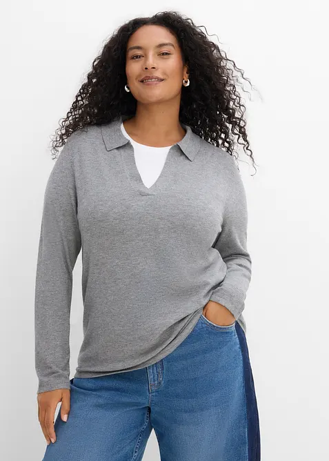 Polo in viscosa fine, bonprix