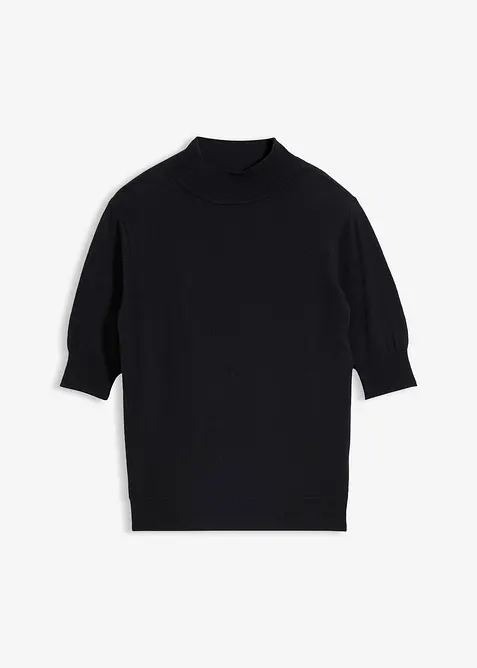 Maglione a collo alto in morbido misto lana, bonprix