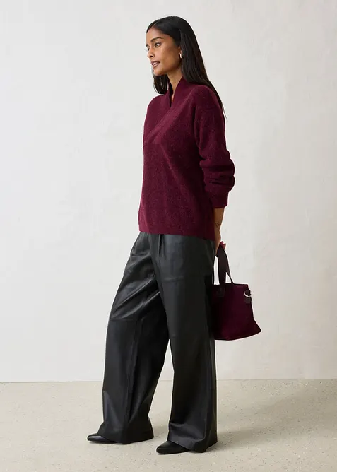 Maglione in misto alpaca caldo, bonprix