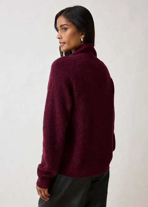 Maglione in misto alpaca caldo, bonprix
