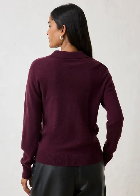 Maglione con percentuale di cachemire certificato GCS&reg;, bonprix