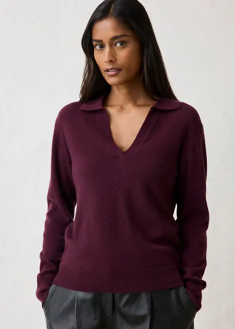 Maglione con percentuale di cachemire certificato GCS&reg;, bonprix