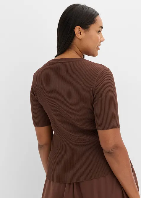 Maglione in filato fine di misto viscosa morbido, bonprix