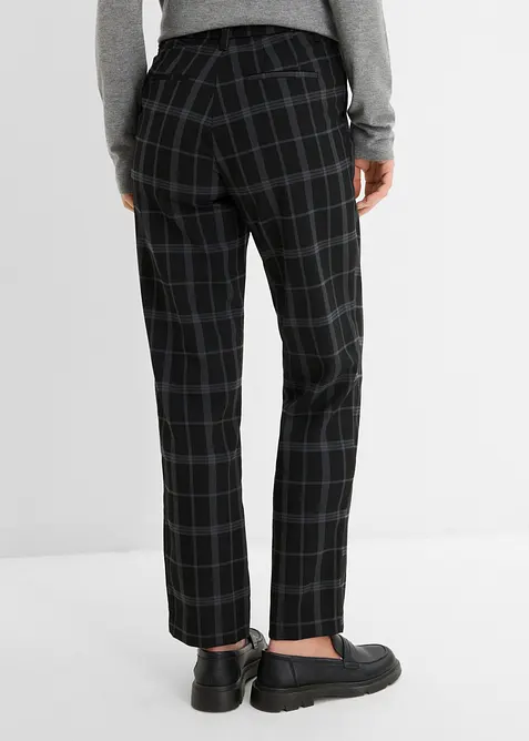 Pantaloni chino a quadri, bonprix