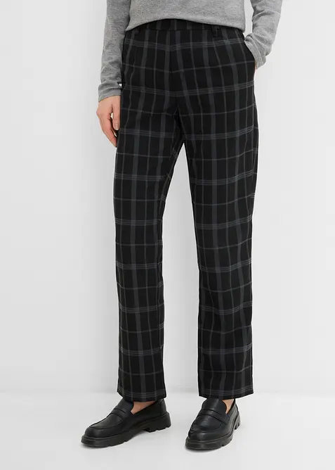 Pantaloni chino a quadri, bonprix