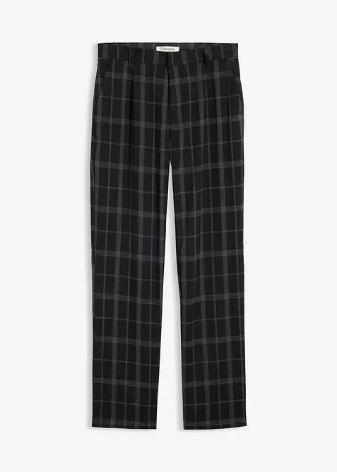 Pantaloni chino a quadri, bonprix