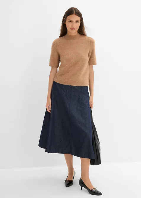 Maglione in filato effetto piuma, bonprix