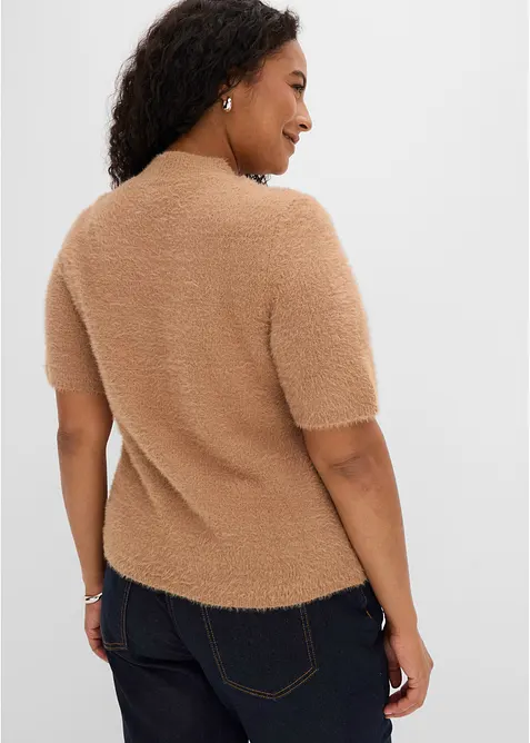 Maglione in filato effetto piuma, bonprix