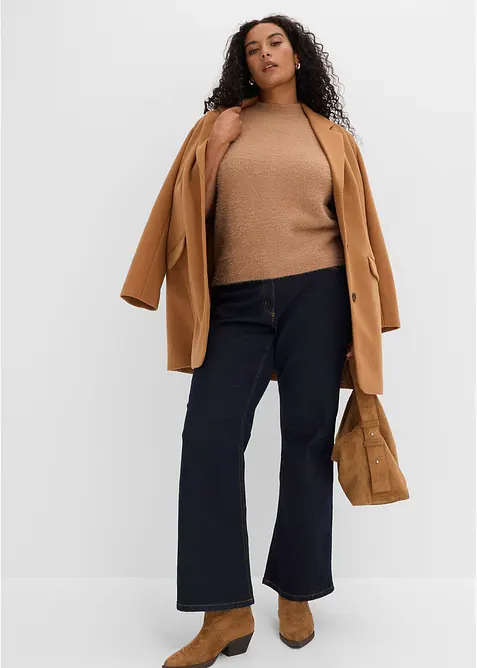 Maglione in filato effetto piuma, bonprix