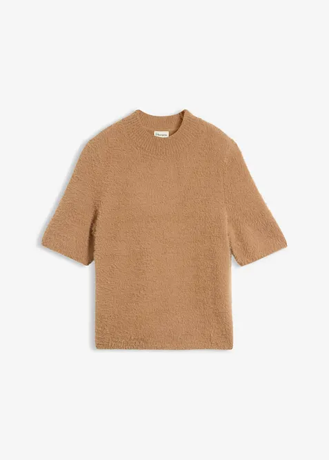Maglione in filato effetto piuma, bonprix
