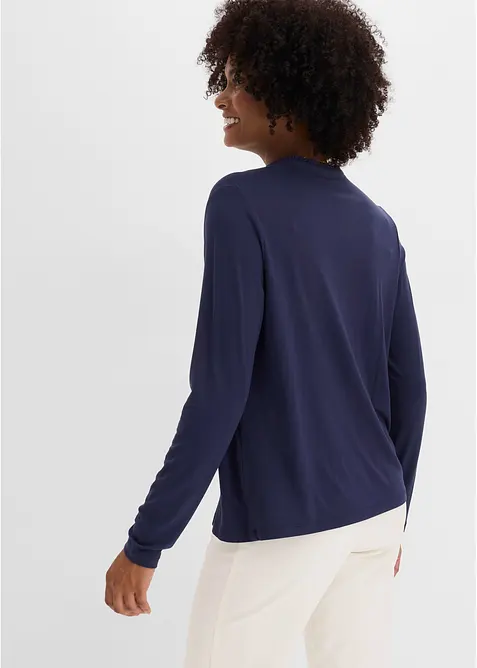 Maglia con colletto dritto, bonprix