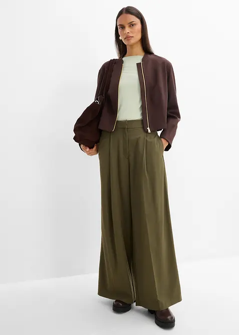 Bomber in misto viscosa morbido, bonprix