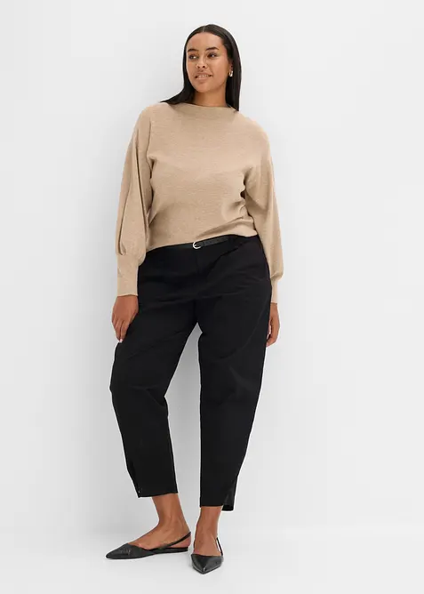 Pantaloni barrel, bonprix