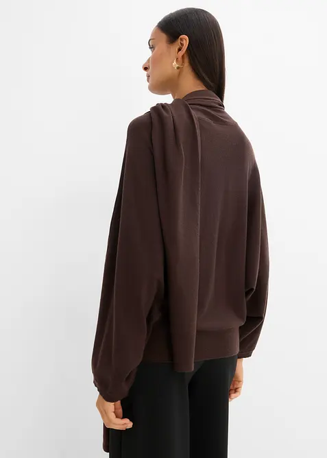 Maglione morbido in filato fine misto viscosa, bonprix
