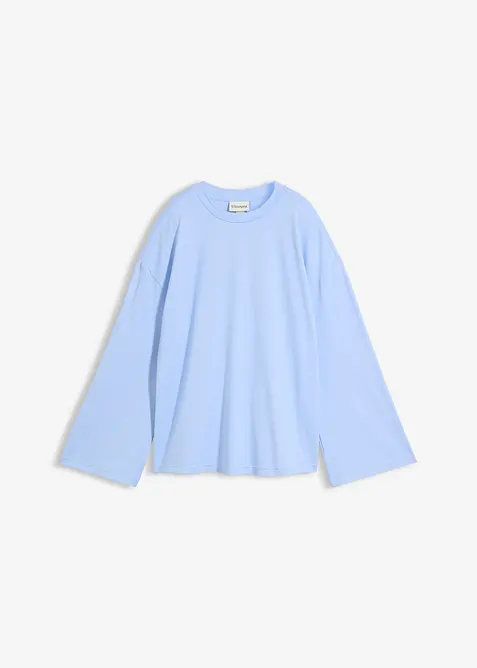 Maglia lunga in tessuto fluido, bonprix