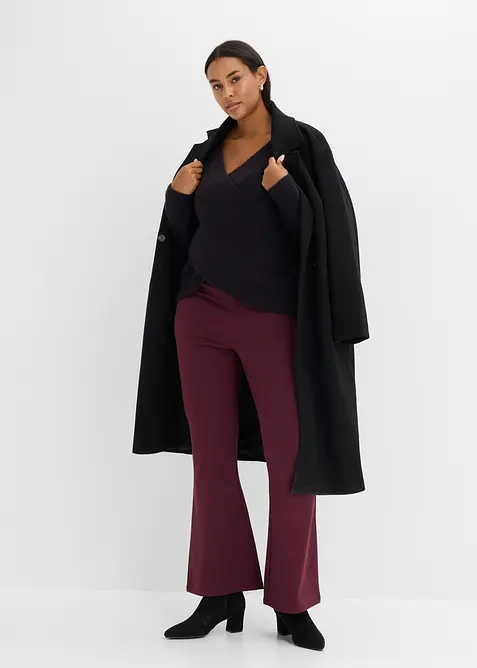 Leggings in morbido punto di Roma, bonprix