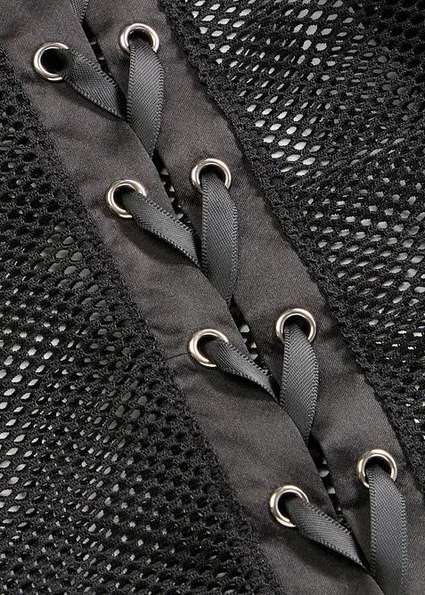 Corsetto e perizoma in rete (set 2 pezzi), bonprix
