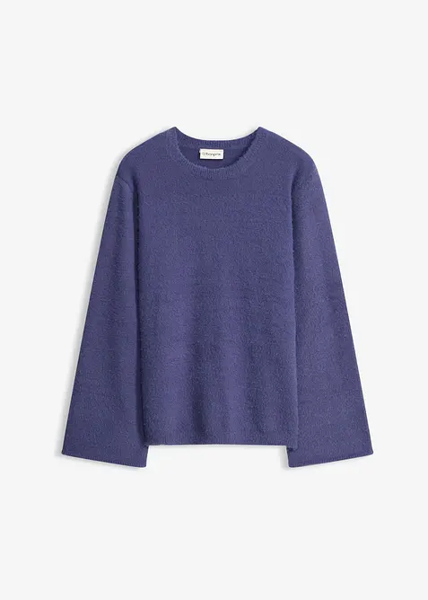 Maglione morbido con maniche ampie, bonprix