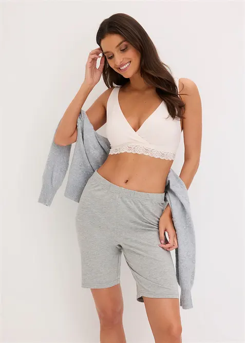 Reggiseno allattamento senza ferretto con cotone biologico (pacco da 2), bonprix