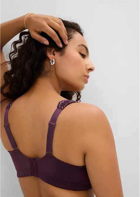 Reggiseno contenitivo senza ferretto con spalline imbottite, bonprix