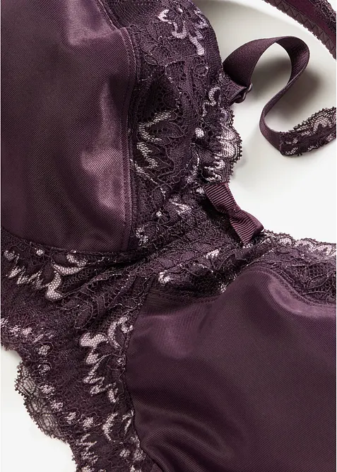 Reggiseno contenitivo senza ferretto con spalline imbottite, bonprix