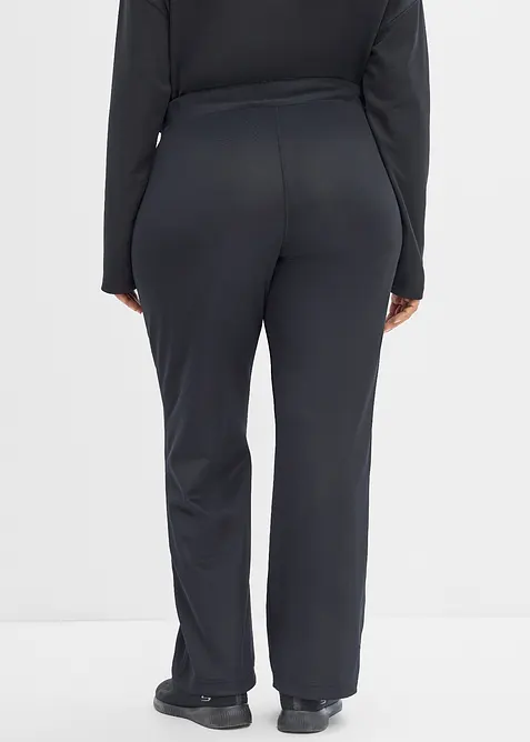 Pantaloni sportivi con piega cucita, ad asciugatura rapida, bonprix