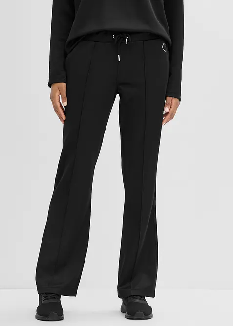 Pantaloni sportivi con piega cucita, ad asciugatura rapida, bonprix