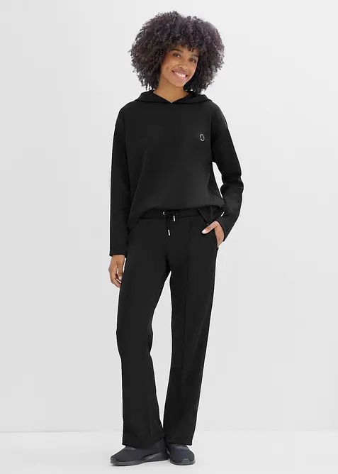 Pantaloni sportivi con piega cucita, ad asciugatura rapida, bonprix