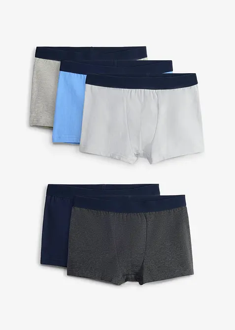 Boxer aderenti con morbido cotone biologico (pacco da 5), bonprix
