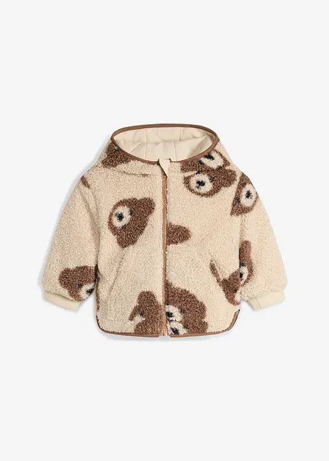 Giacca reversibile 2 in 1 con morbido pile teddy., bonprix