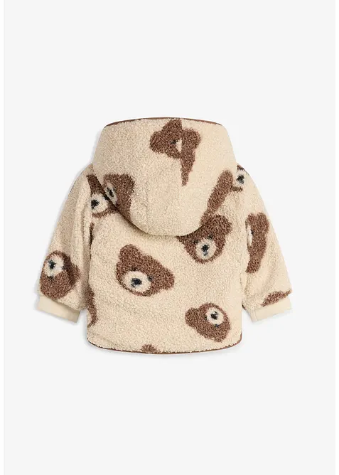 Giacca reversibile 2 in 1 con morbido pile teddy., bonprix