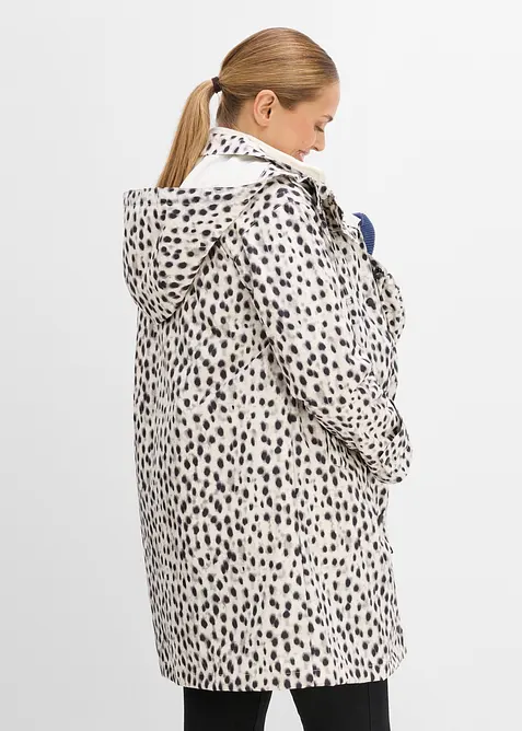 Cappotto pr&eacute;maman e porta beb&egrave; 6 in 1 resistente alle intemperie, con inserto babywearing e giacca in pile rimovibile (set da 4 pezzi)., bonprix