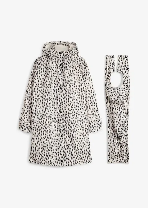 Cappotto pr&eacute;maman e porta beb&egrave; 6 in 1 resistente alle intemperie, con inserto babywearing e giacca in pile rimovibile (set da 4 pezzi)., bonprix