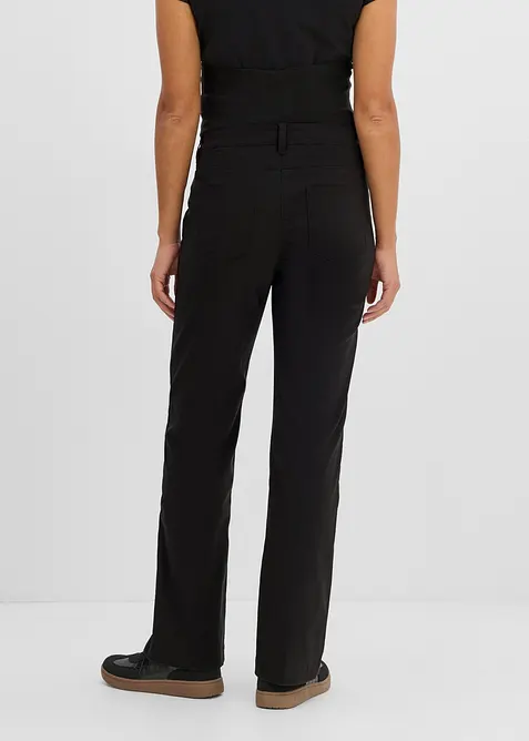 Pantaloni pr&eacute;maman elasticizzati modello bootcut, bonprix
