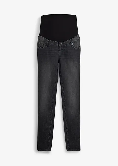 Jeans pr&eacute;maman elasticizzati con cotone biologico, skinny, bonprix