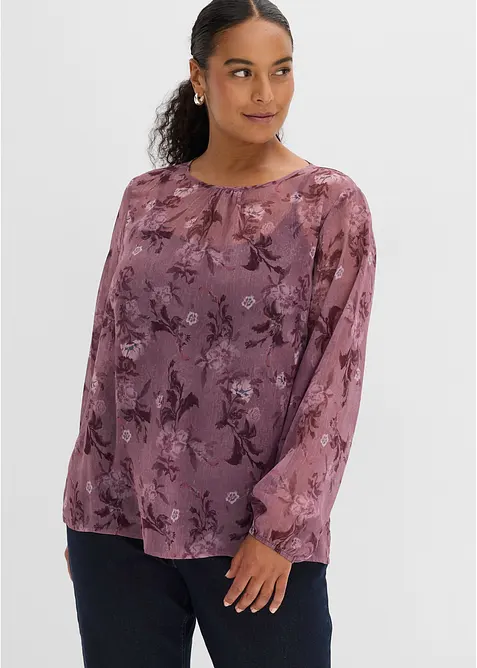 Tunica in chiffon trasparente, bonprix
