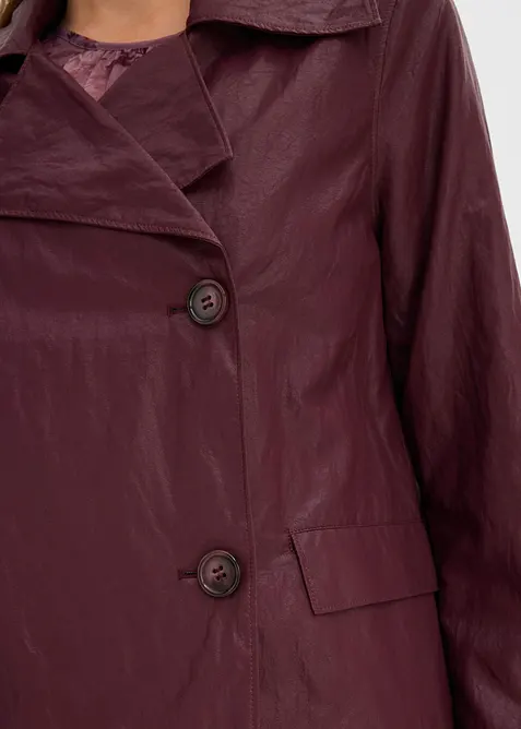 Giacca in similpelle effetto crinkle, bonprix