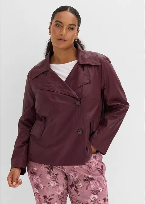 Giacca in similpelle effetto crinkle, bonprix