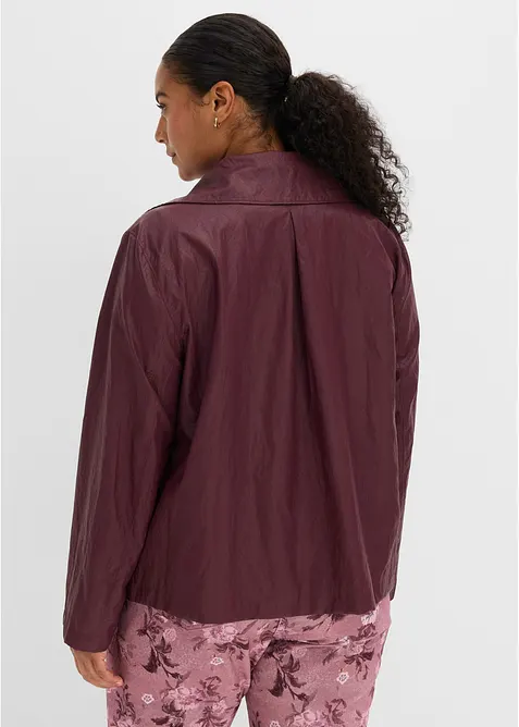 Giacca in similpelle effetto crinkle, bonprix