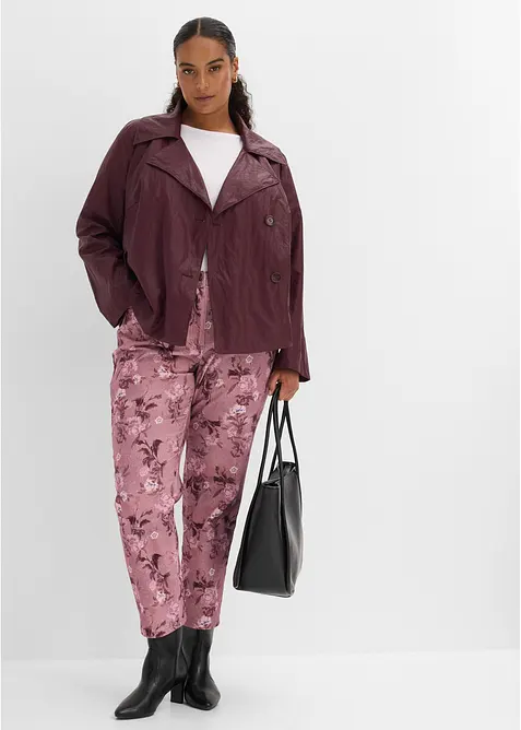Giacca in similpelle effetto crinkle, bonprix